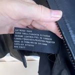 Worthington Black Leather Jacket Full Zip Classic Neutral Bikercore Size Large Photo 9