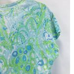 Lilly Pulitzer  DUVAL NOTCH-NECKLINE LINEN-TOP XS Photo 4