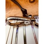 Jimmy Choo Coin Case Wallet Zip-Around Floral Pattern LISE-Z Card Holder Purple Photo 6