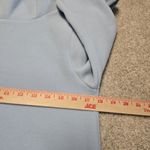 Dudley Stephen's Terry Fleece Sz S Park Slope Periwinkle Blue Turtleneck Pockets Photo 4