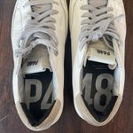 P448  womens White and Beige Sneakers Photo 6