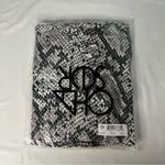 Chaser NWT Women Sz S Grey Snake Print Wide Leg Jumpsuit Spaghetti Strap V Neck Photo 1