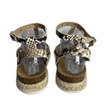 Steve Madden Shoes Womens Size 9 Snakeskin Studded Platform Espadrille Sandals Photo 5