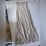 ZARA  Patterned, Colorful, Reflective Strapless Dress Photo 3