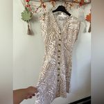 Loft  Paisley Button Down Linen Blend Dress Photo 3