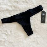 NWT Tavik Bella Mini Swim Bottom Slinky Rib in Black Photo 1