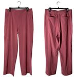 Athleta NWOT  Womens Sz 12 Brooklyn Heights High Rise Wide Leg Trouser Berry Pink Photo 2