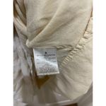 Carly Jean Los Angeles Khaki & White Checkered Eyelet Flutter Sleeve Mini Dress Photo 5