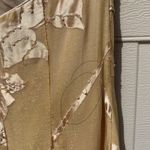 Sue Wong Nocturne Silk Beaded Halter Dress Gold Sz 8 Fringe Flapper Gatsby 30s Photo 13