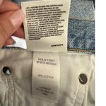 AGOLDE  Criss Cross Waist Denim Shorts Distressed Frayed Blue Size‎ 28 Photo 4