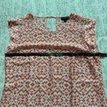 The Limited  Pink and Orange Patterned Top Lightweight Career Office Wear Size S Photo 7