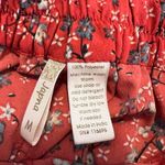 Japna  Wide Leg Pants Orange Red Floral Photo 8