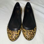 Crocs  Lina Graphic Ballet Flats Womens Size 9 Black Brown Leopard Print Shoes Photo 1