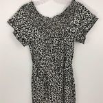 Anthropologie  Leopard Print Off The Shoulder Jumpsuit Small Photo 2