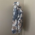 Nike (NWT) Women’s Oversized Tie Dye Pullover Hoodie in Slate Blue, Medium Photo 3
