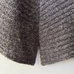 BCBGMAXAZRIA  Long Tunic Cardigan Sweater Cuffed Sleeves Crochet Knit Ribbed EUC Photo 9