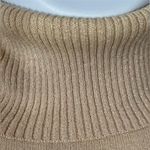 New York & Company Y2K Rose Gold Glitter Fitted Turtleneck Sweater Size Small Pink Photo 8