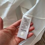 Anthropologie NWT  Maeve poplin tie blouse‎ white Photo 7