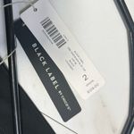 Chico's NWT  Black Label One Shoulder Black blouse with adjustable waist tie L Photo 3