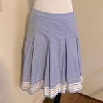 J.Crew  A-Line Pleated Skirt. Size 2 Cotton Photo 0