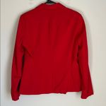ZARA  Women's Suit Set Matching Blazer Pants Set Red Sz 8 / 6 Tailored Photo 3
