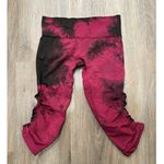 Lululemon In The Flow Crop II Leggings Women's Size 6 Wine Berry Bordeaux Drama Red Photo 2