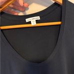 James Perse  Deep Vneck Tee in Navy Photo 4