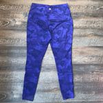 Zelos  Motion Below Ankle Leggings Purple Camouflage Print Size Large Photo 1