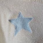 Storia  embroidered stars oversized flowy knit sweater Photo 2