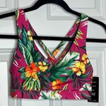 Ideology  NEW Pink Tropical Print Padded Sports Bra XS Photo 1