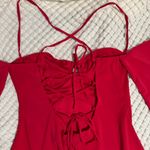 Babyboo Fiona Mini Dress Red Corset Size L Photo 9