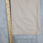 kiss & cry  Linen Blend Pants Beige Crochet Elastic Waist Size L Large Photo 3