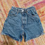 ZARA Denim Mom Shorts Photo 0
