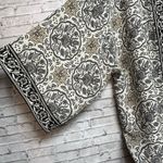 Max Studio  Floral Print Open Front Wide Sleeve Kimono Sz L Photo 3