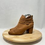 Frye Naomi Pickstitch Shootie Heeled Leather Whiskey Ankle Bootie - Size 6B Photo 4