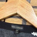 Coco + Carmen  Black Floral Beaded‎ Neckline Top Size Small/Medium Photo 4