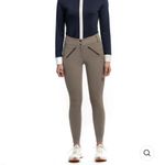 Million Dollar Breech Knee Patch Higher Rise, Super Stretch khaki color size 30R Tan Photo 1