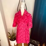 Moschino  COUTURE Long Faux Teddy Fur Jacket,‎ Italian, FUCHSIA, Size 4, NWT Photo 11