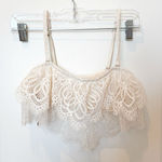 Victoria's Secret  Crochet Lace Bralette Size Small Lightweight Flare NWT Photo 0