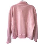 Topshop Ribbed Velour Half Zip Sweatshirt 4-6 NWT Photo 3