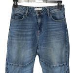 Sandro Misty Star Stitched Straight High-Rise Jeans EU Size 40 US Size 10 Photo 2