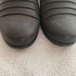 Natural Soul slip on shoes side zip 2” block heel buckle embellishment size 8 Photo 1