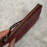 Coach  Red Zip Wristleet Photo 2