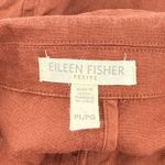 Eileen Fisher Petite Organic Linen Shaped Blazer Ruset Two Button Jacket PL Photo 6