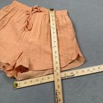 West of Melrose Shorts Womens XL 25 Peach Orange Drawstring Lined High Rise Photo 3
