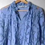 & Other Stories & Other Stories Blue Floral Balloon Sleeve Sheath Dress Photo 1