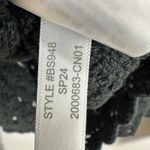 J.Crew Crochet Cropped Cardigan Sweater Jacket Gold Buttons Cotton Black XL NWT Photo 14