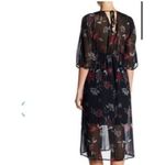Wild Pearl Whimsigoth Witchcore Eyeshadow Floral Dress Size Large Bell Sleeves Dark Fairy Photo 1