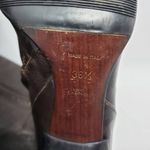 CNC Costume National Womens Tall Knee High Leather Boots Brown Size 36.5 Photo 11