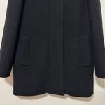 J.Crew  Wool Cocoon City Pea Coat Size 6 Black J6140 Photo 4